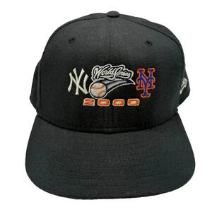 New York Yankees & Mets Vintage 2000 Subway Series New Era SnapBack Hat ML39.